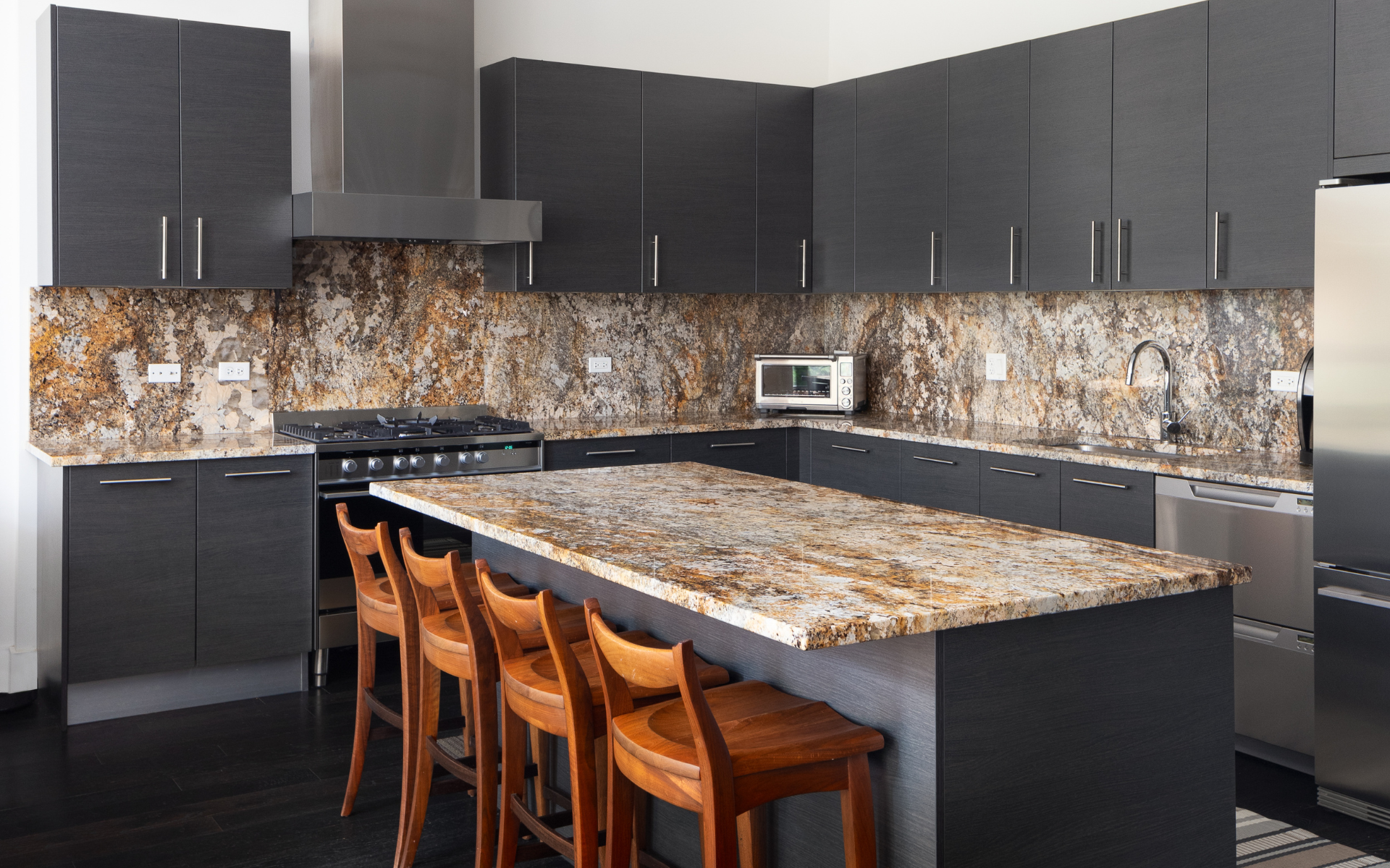 Kitchen with Granite Countertops